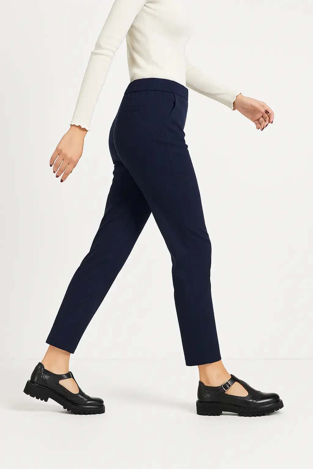 Pantalone elasticizzato gamba dritta - Image 7