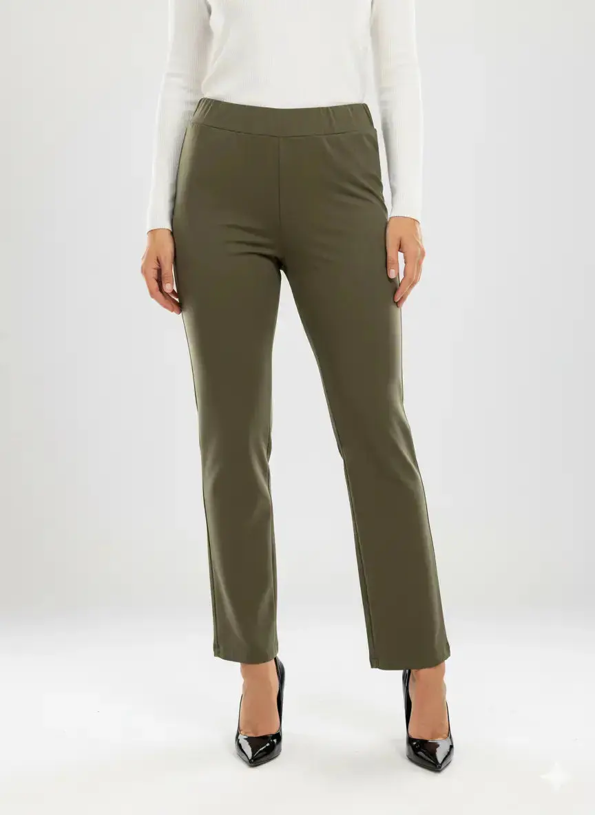 Pantalone gamba dritta con bustino elastico - Comfy® - Image 19