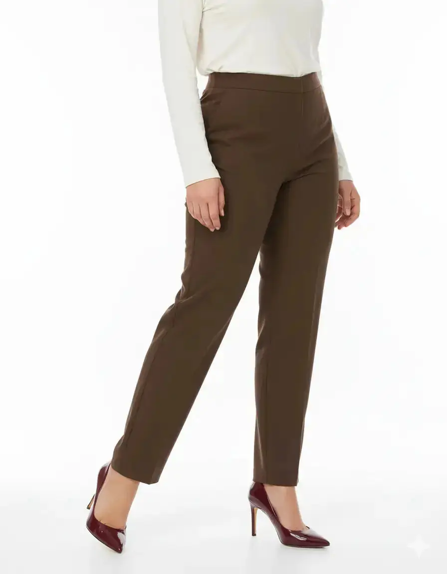 Pantalone gamba dritta con bustino elastico - Comfy® - Image 5