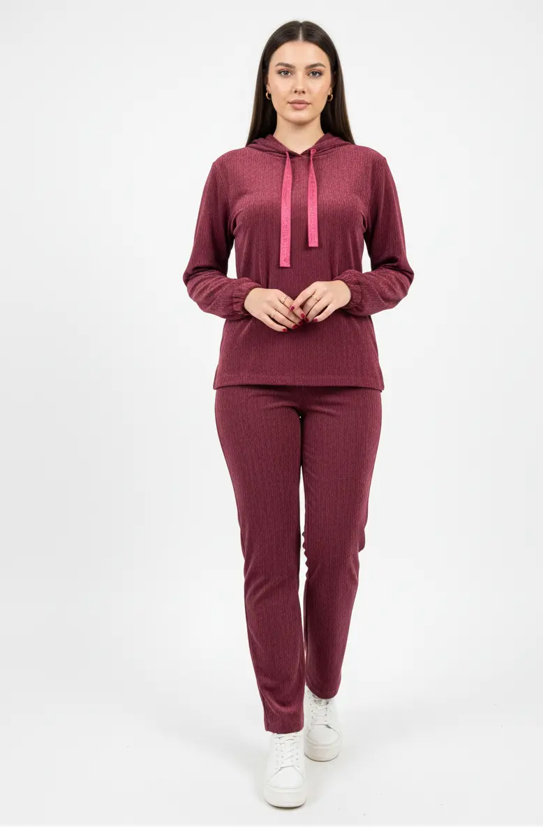 Pantalone gamba dritta in ciniglia - Image 3