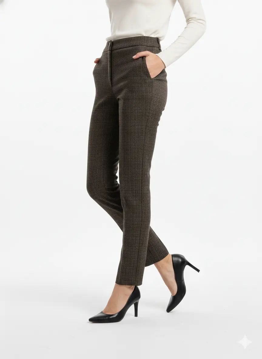 Pantalone gamba dritta principe di Galles - Image 5