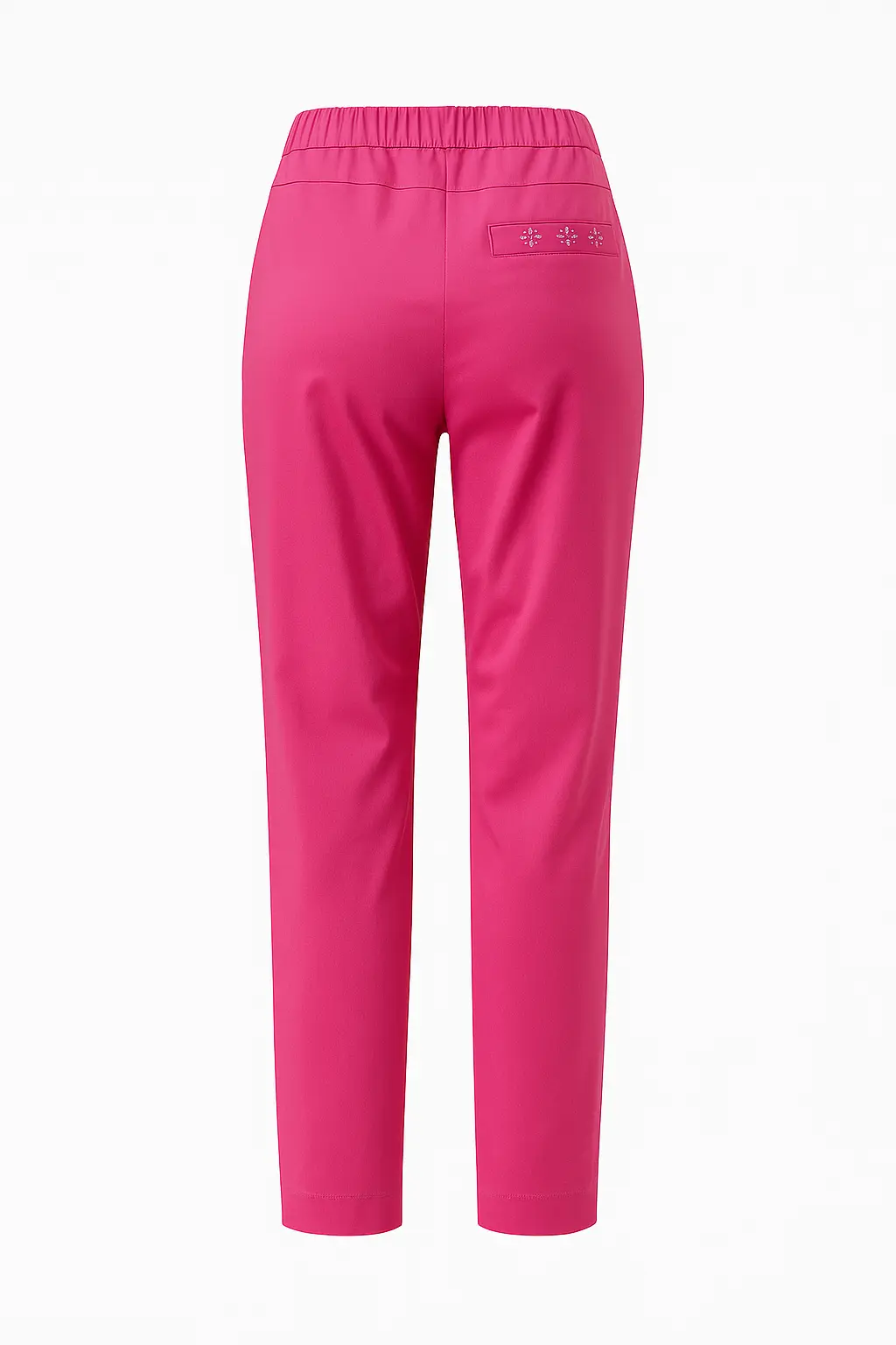 Pantalone in rasatello di cotone slim fit - Image 4