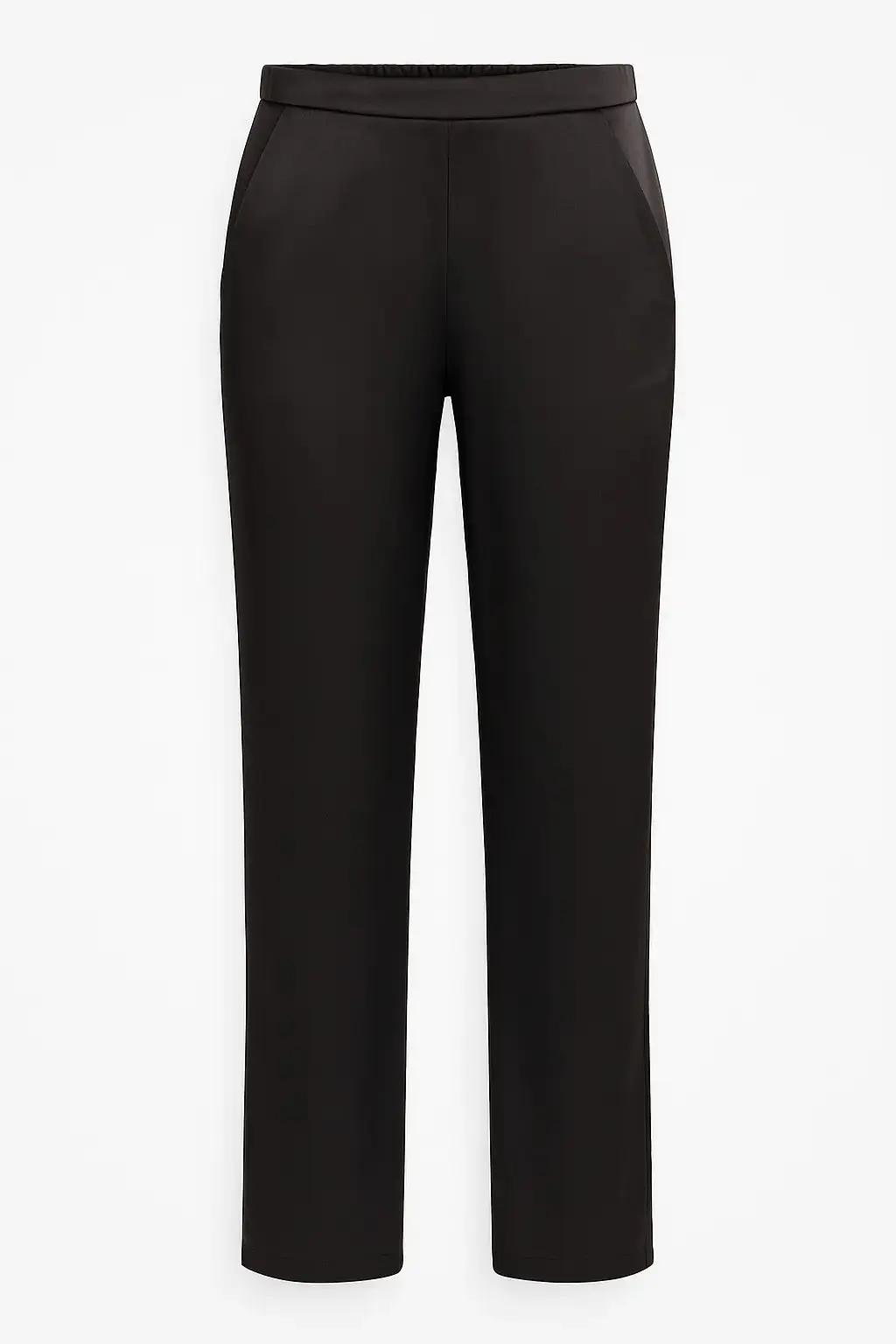 Pantalone in raso a gamba dritta