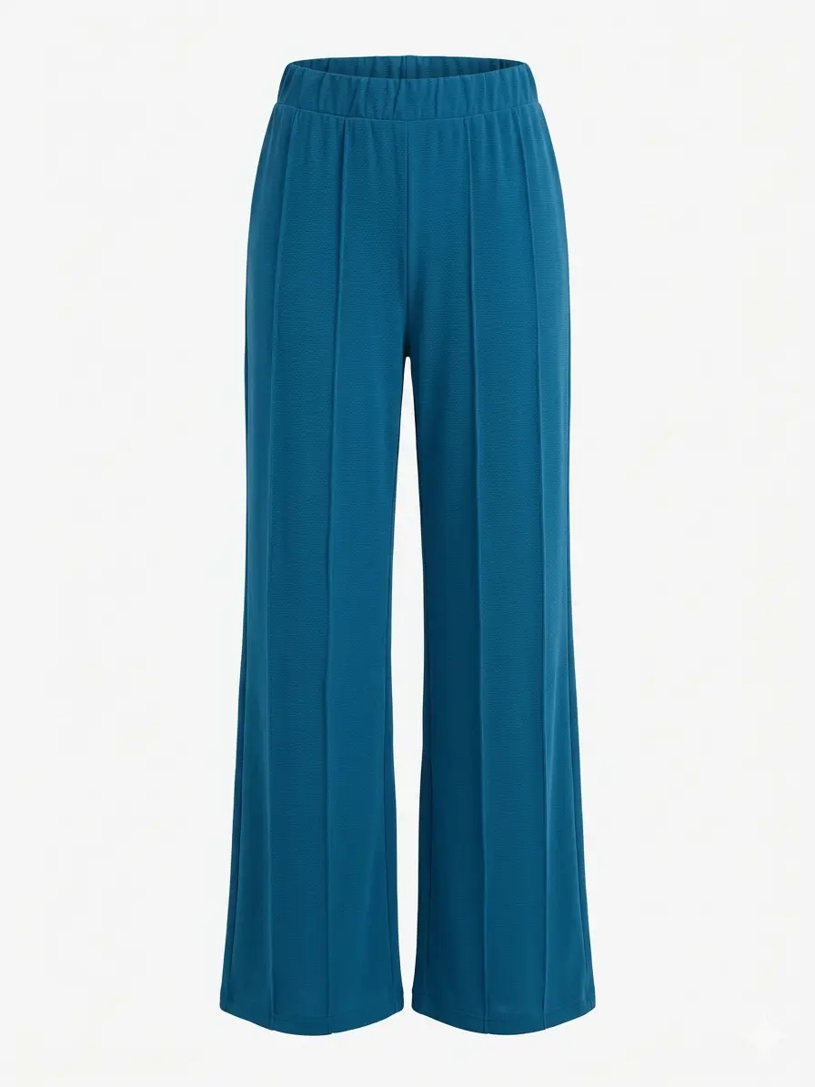 Pantalone in tinta unita