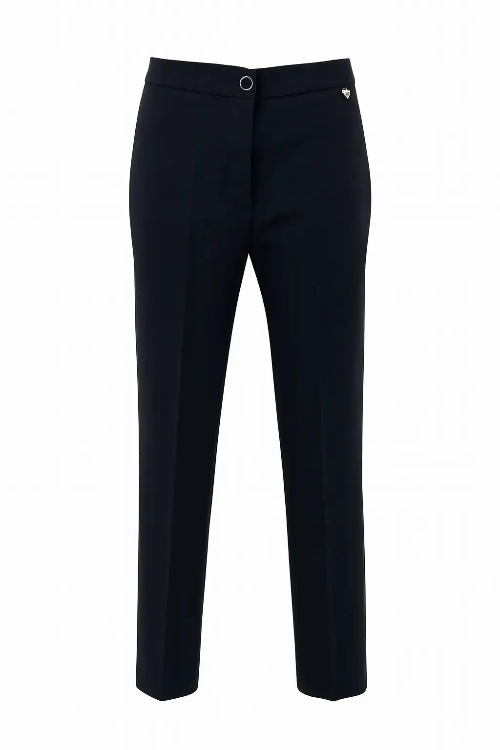 Pantalone sigaretta con bustino e bottone