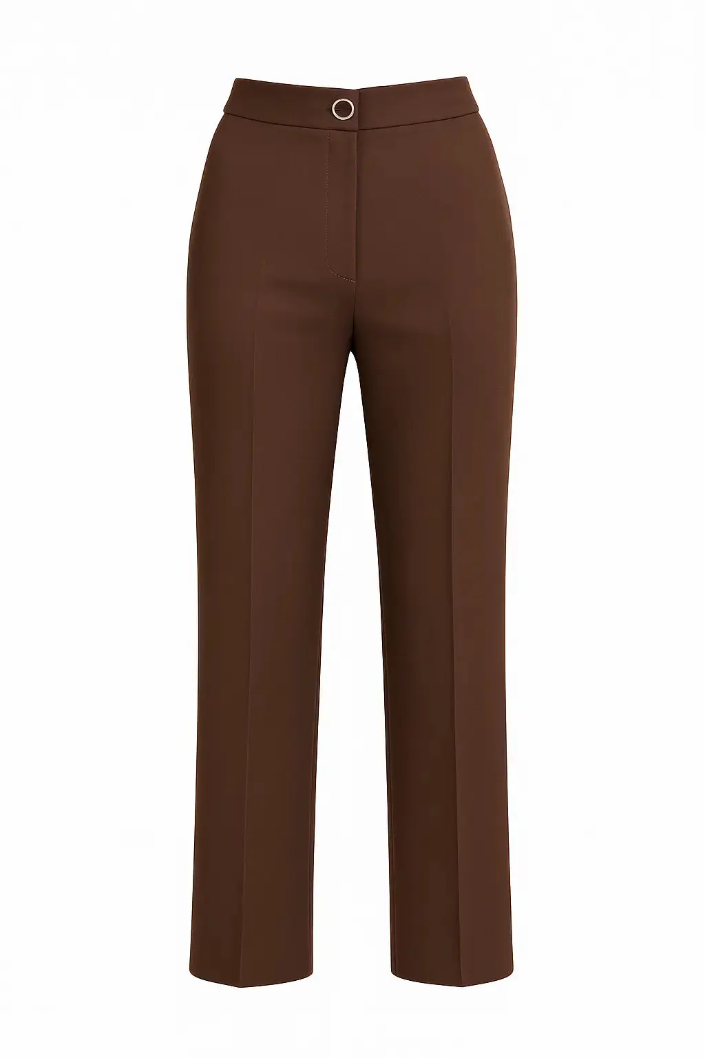 Pantalone sigaretta con dettaglio bottone