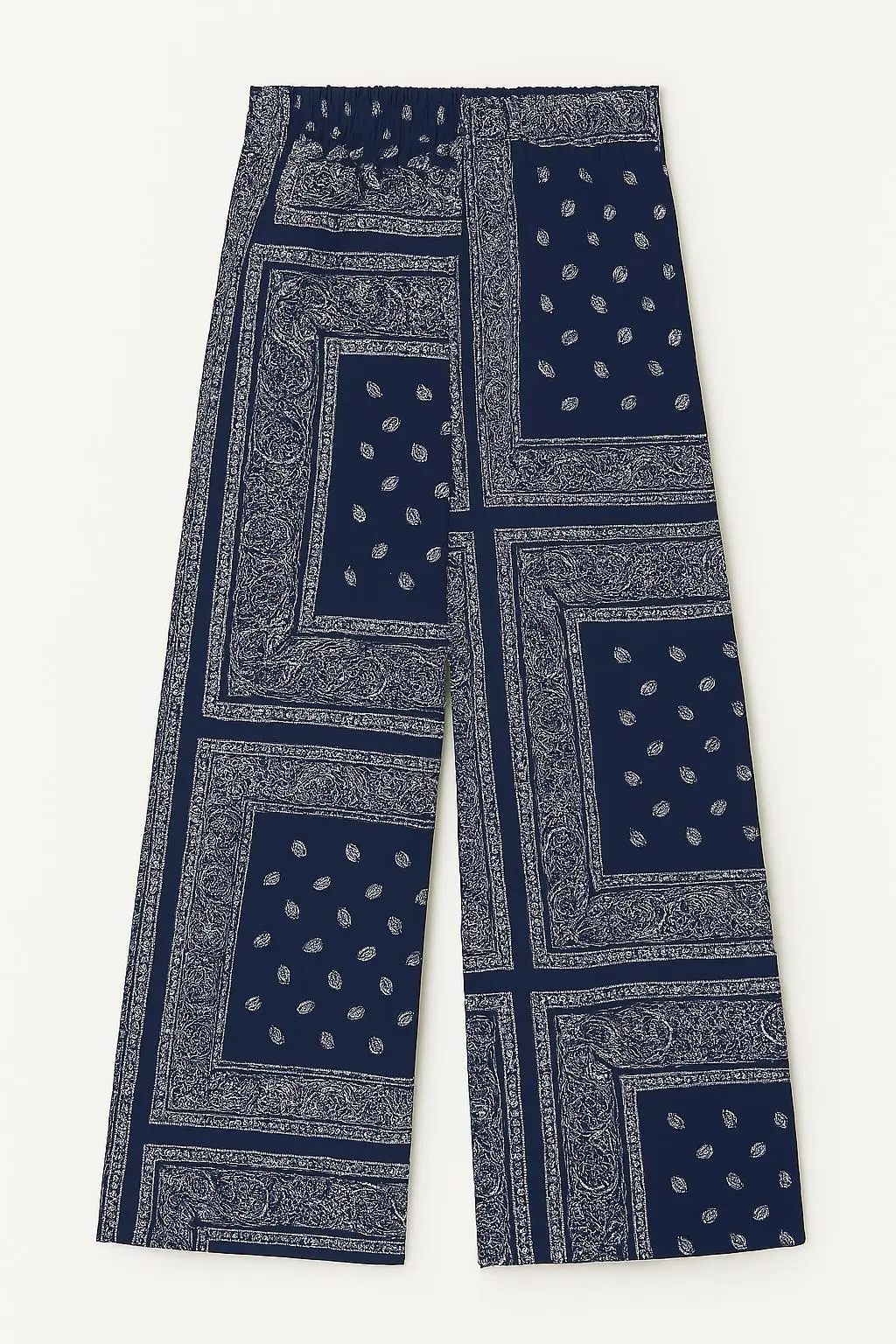 Pantaloni ampi con stampa bandana - Image 4