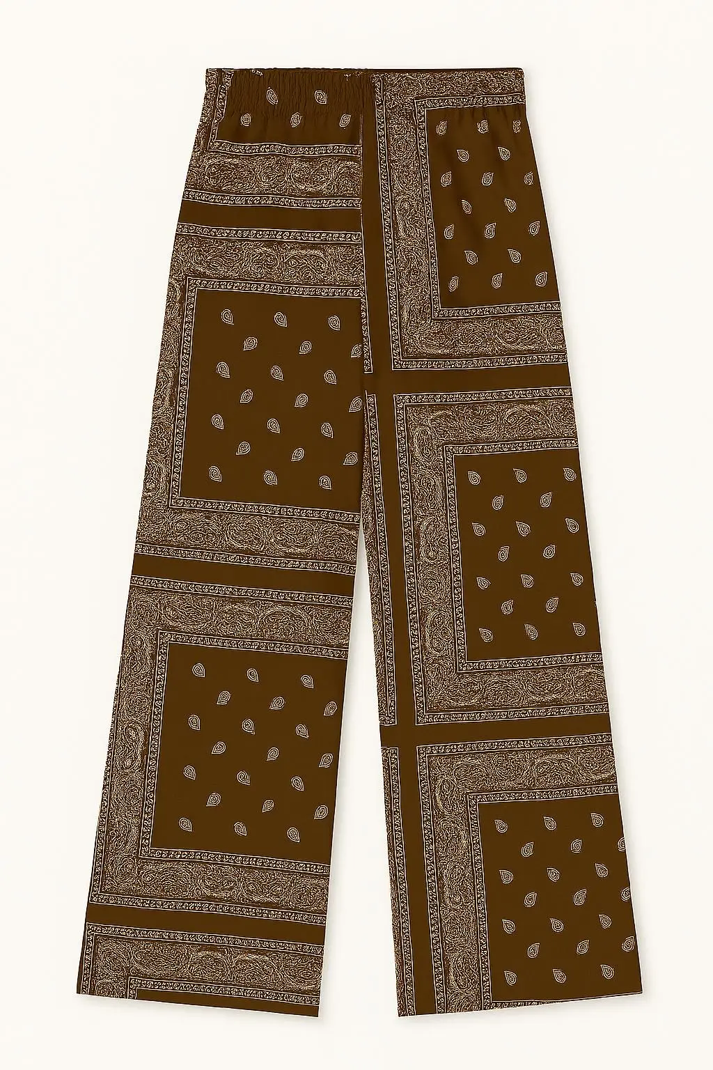 Pantaloni ampi con stampa bandana - Image 5