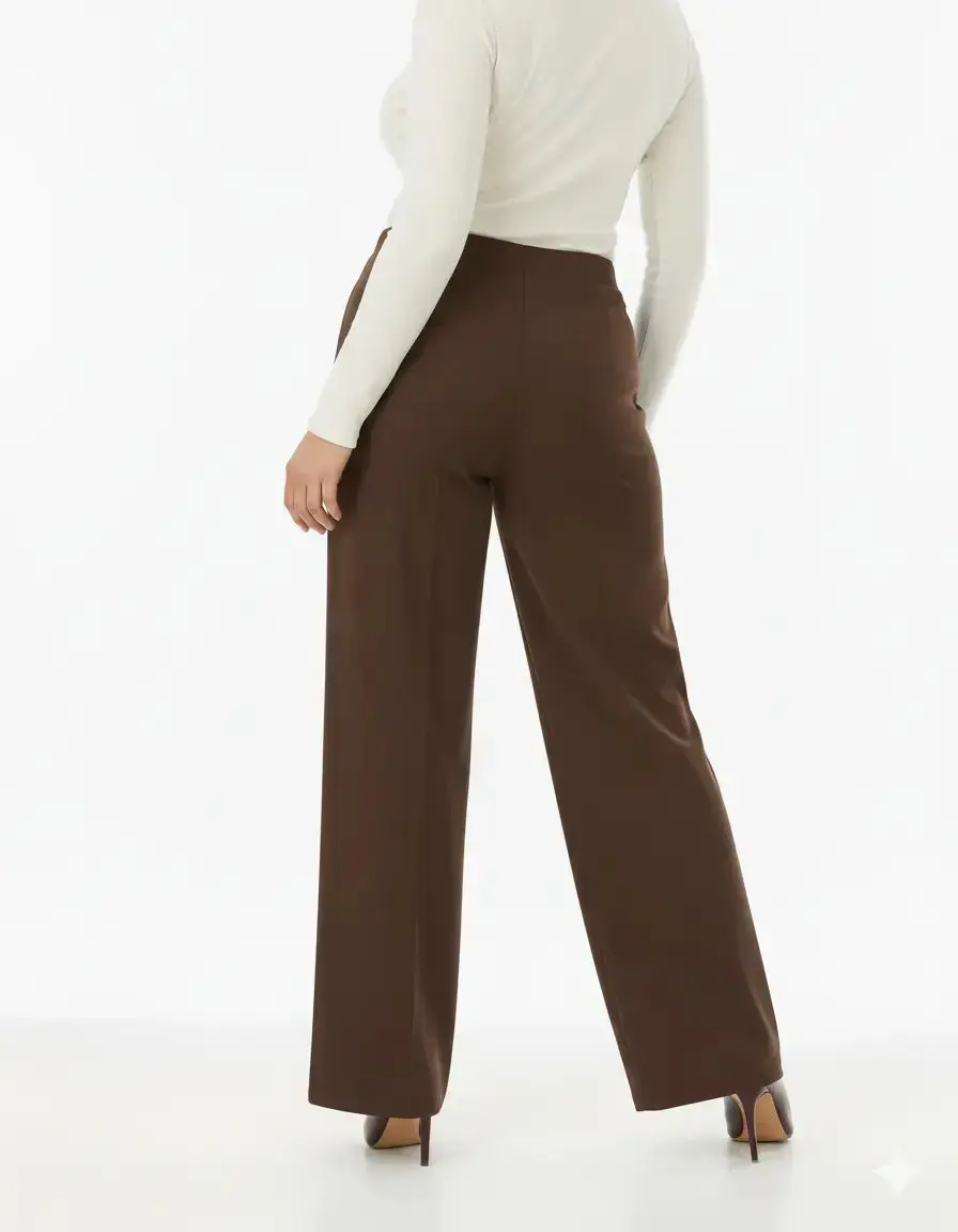 Pantalone palazzo con bustino elastico - Comfy® - Image 15