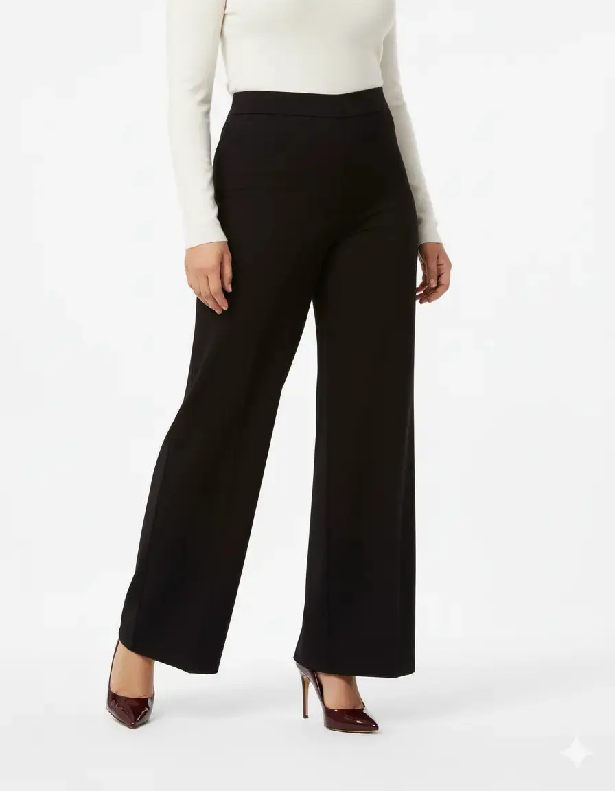 Pantalone palazzo con bustino elastico - Comfy® - Image 4