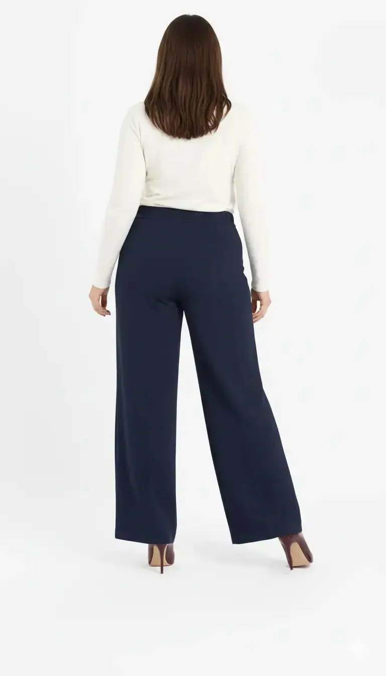 Pantalone palazzo con bustino elastico - Comfy® - Image 8