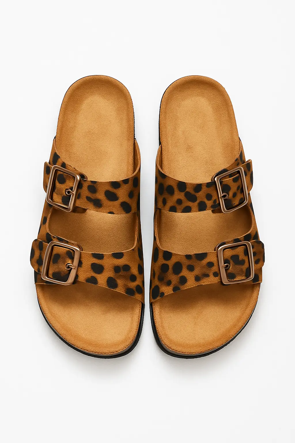 Sandalo in suede con doppia fibbia - Image 6