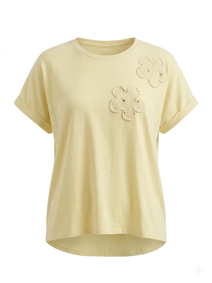T-Shirt Golden Petals