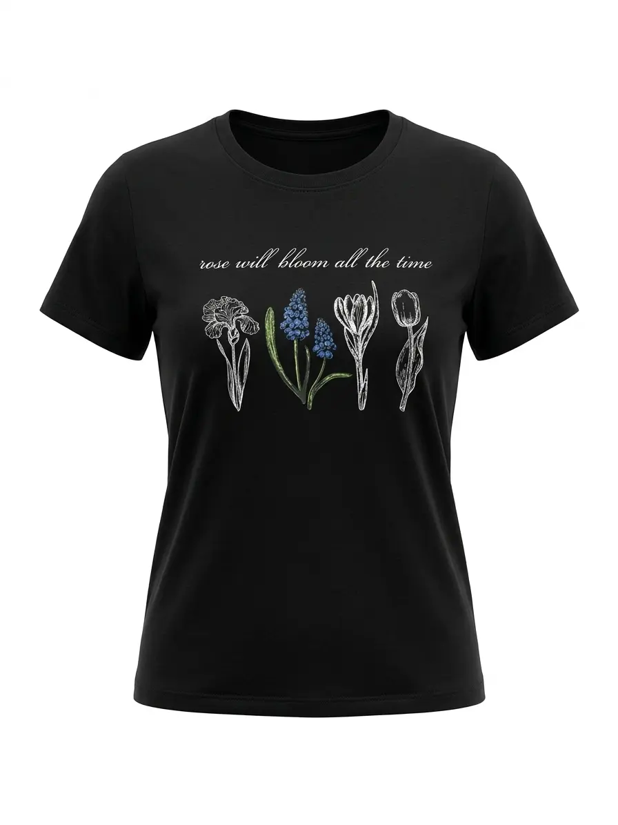 T-Shirt Rose Will Bloom