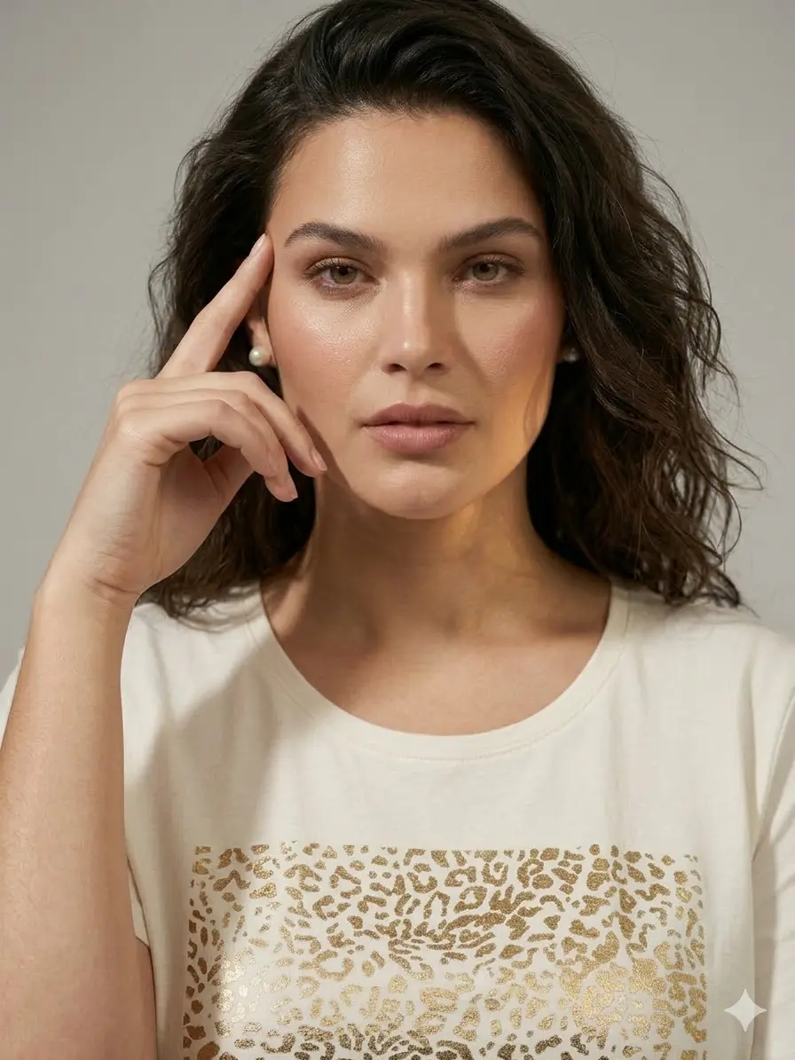 T-shirt stampa maillard animalier - Image 3