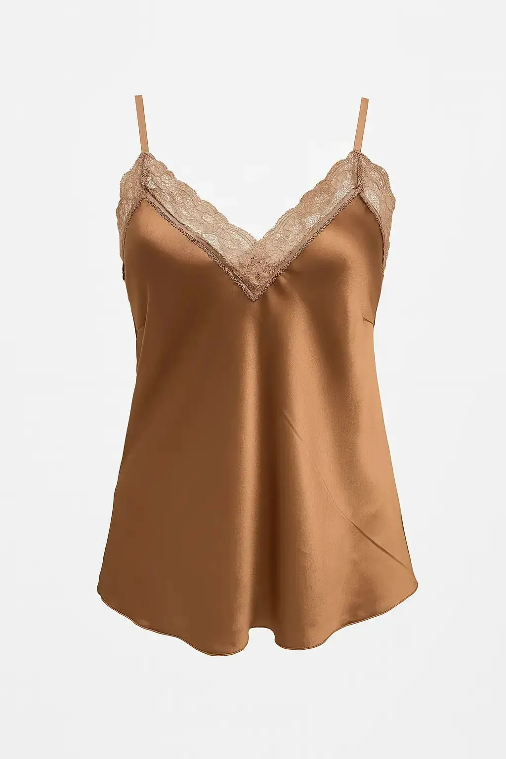 Top scollo a V con inserti in pizzo a tono - Image 18