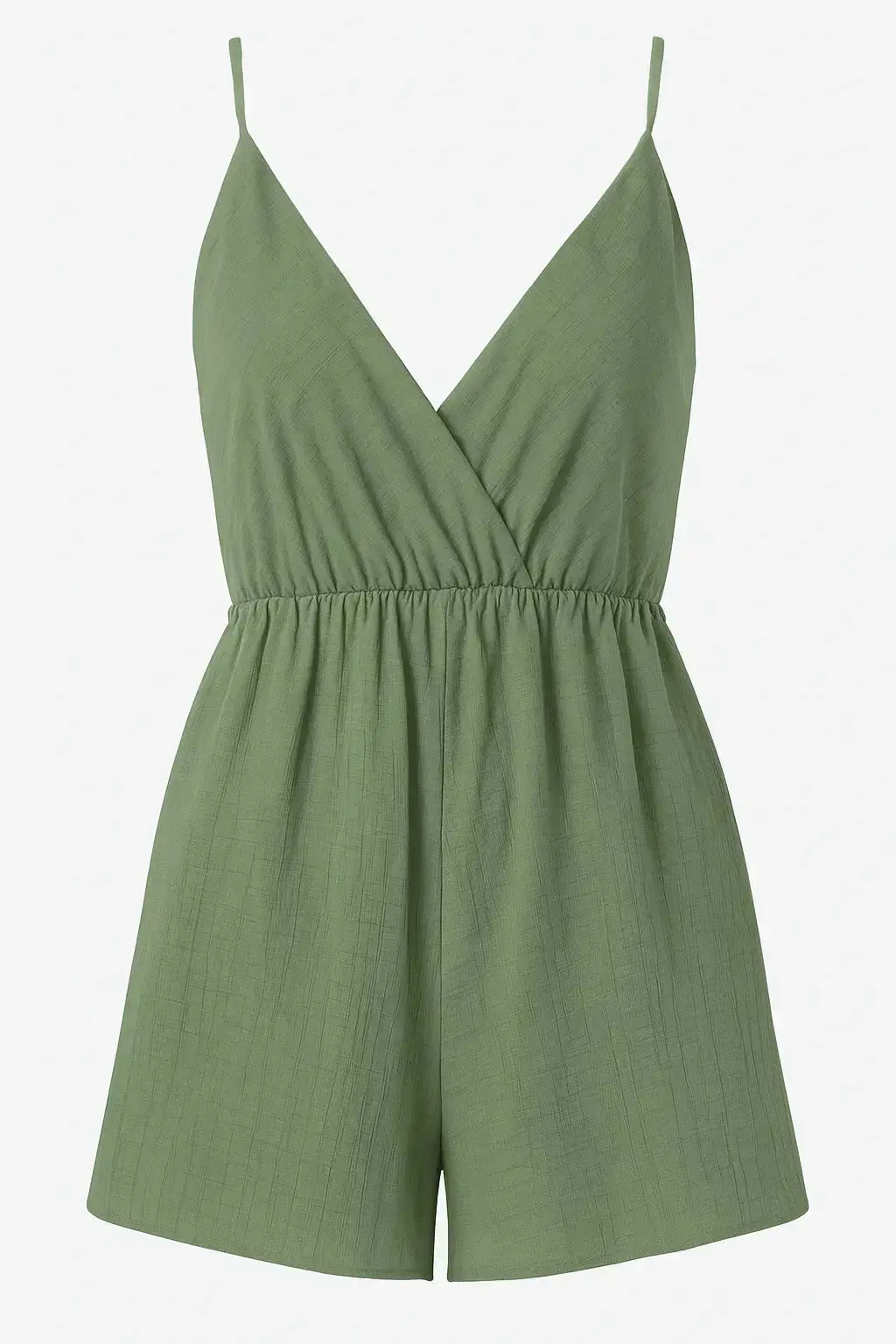 Tuta estiva con spalline sottili e shorts ampi - Image 6
